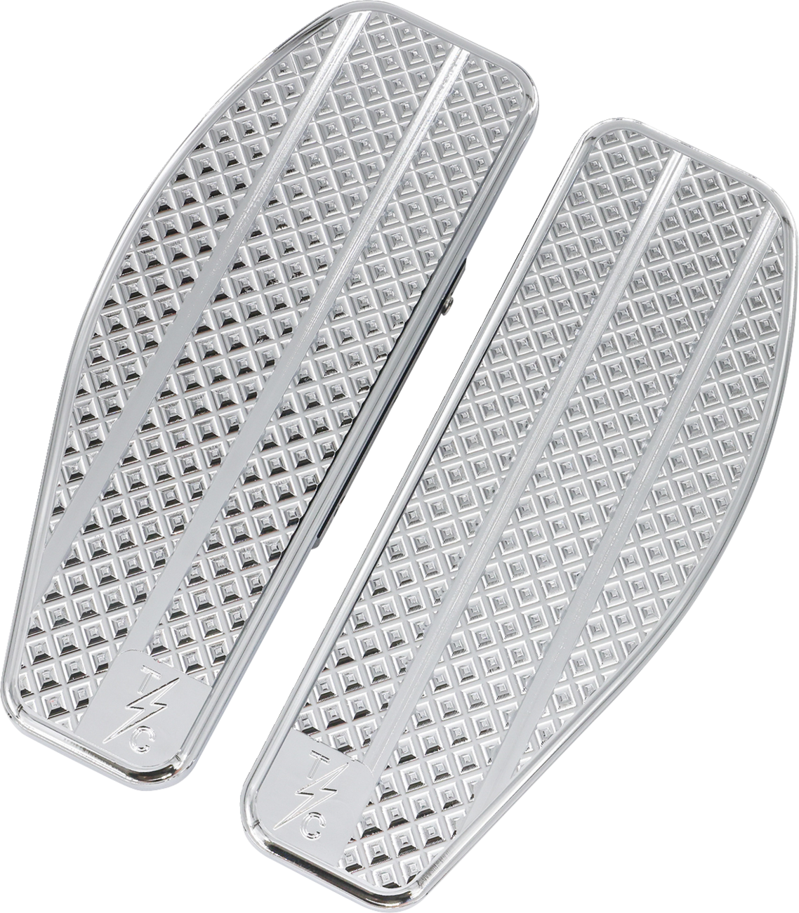 THRASHIN SUPPLY CO. Mini Floorboards - Passenger - Chrome TSC-2205-3