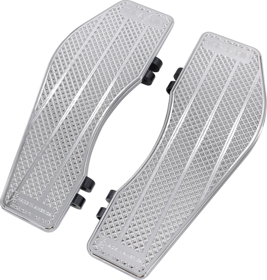 THRASHIN SUPPLY CO. Floorboards - Driver - Chrome TSC-2200-3