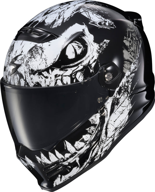 ScorpionEXO Covert FX Full Face Helmet Caiman Gloss Black * Impact-Resistant, Aerodynamic, DOT & ECE Certified Motorcycle Helmet