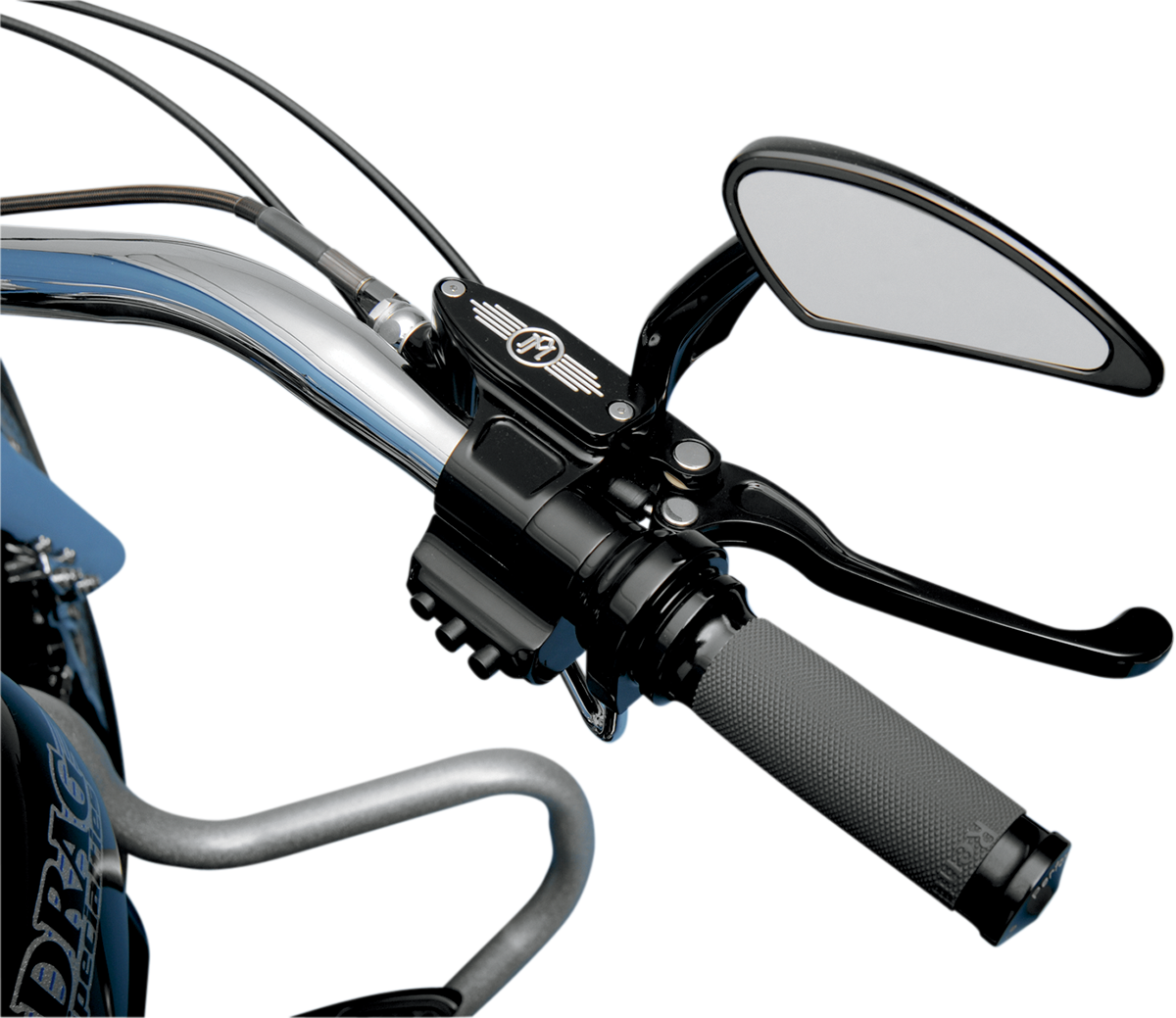 PERFORMANCE MACHINE (PM) Contour Handlebar Control Spacer - Left - Hydraulic Clutch - 1" Handlebars - Black 0011-1000MP-B