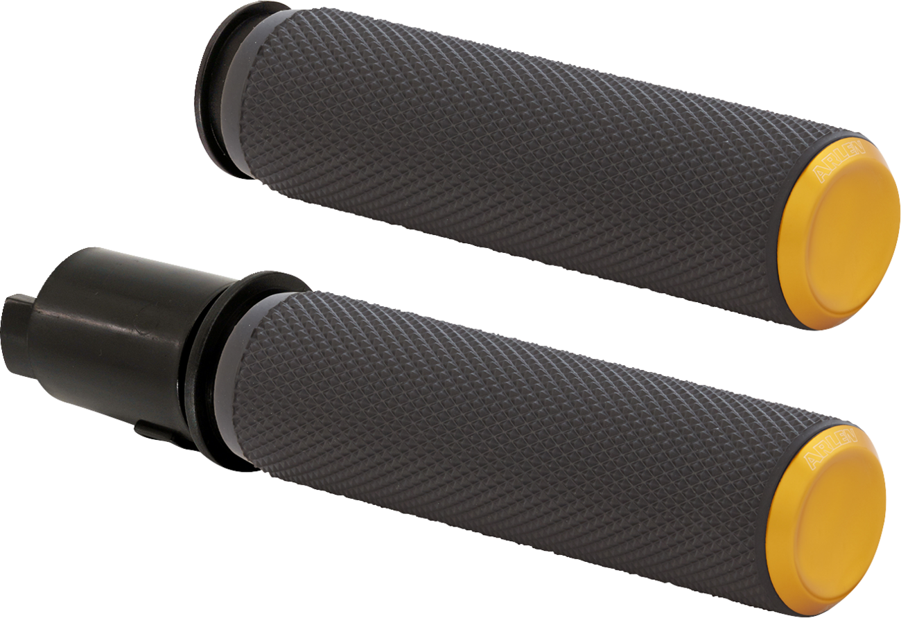 ARLEN NESS Knurled Grips - TBW - Gold 500-054