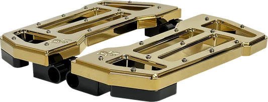 PRO-ONE PERF.MFG. Pro Board V2 Floorboards with Gold Titanium Nitride Coating - Part Number 500780TIN