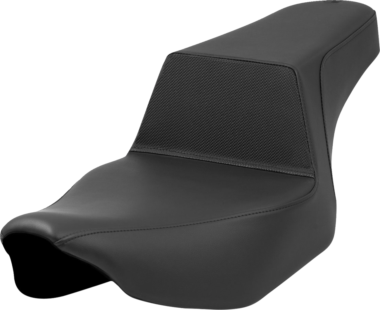 SADDLEMEN Step-Up Seat with Gripper Lumbar for Harley FL 2023-2024 – Part 823-07E-174
