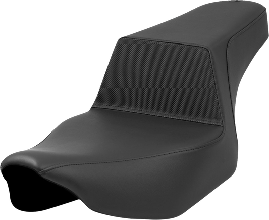 SADDLEMEN Step-Up Seat with Gripper Lumbar for Harley FL 2023-2024 – Part 823-07E-174