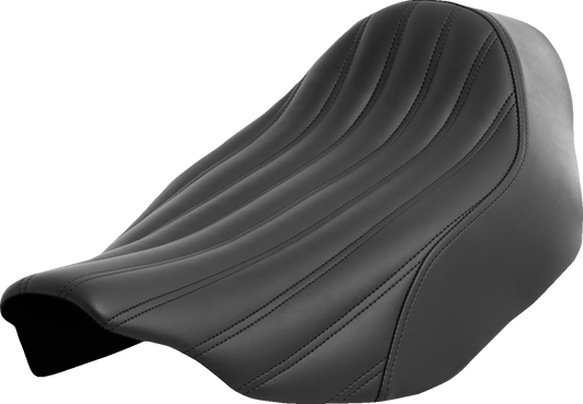 SADDLEMEN Renegade Knuckle Solo Seat for Harley FLH/FLT 2023-2024 – Black Part 823-07-0023