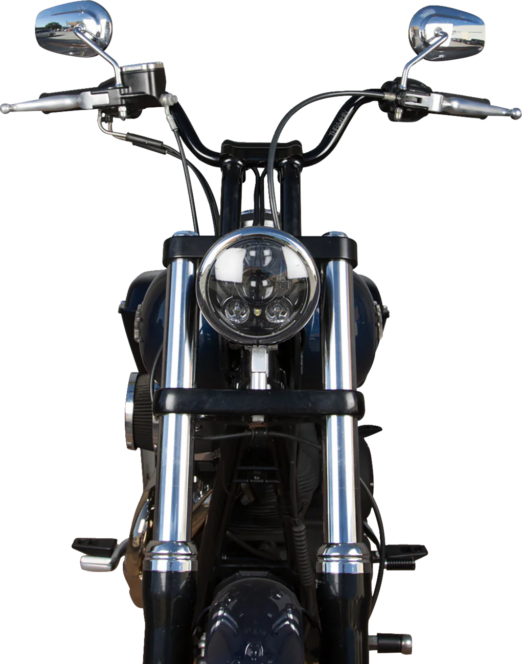 THRASHIN SUPPLY CO. 1" Handlebar - High Bend - Chrome TSC-2802-3