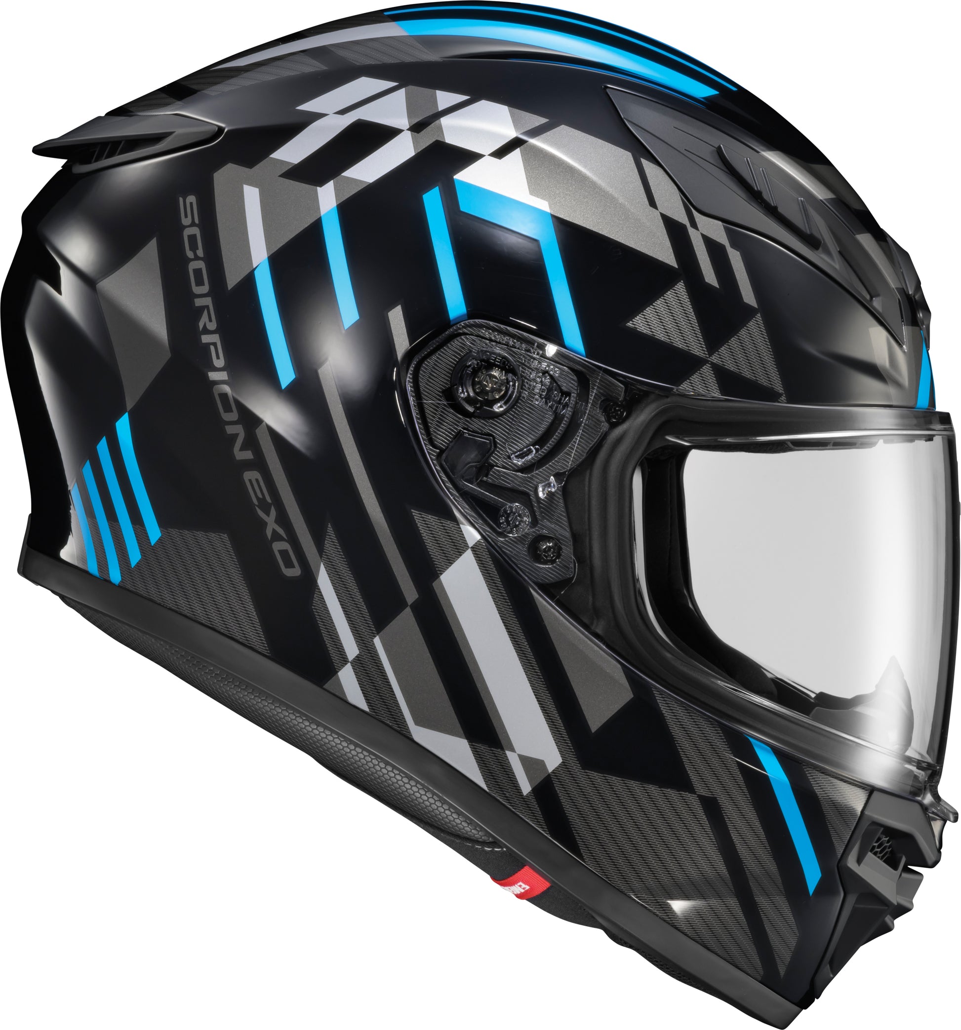 SCORPION EXO Part 75-3240S Exo R430 Full Face Helmet in Paradox Light Blue - SNELL & DOT Certified