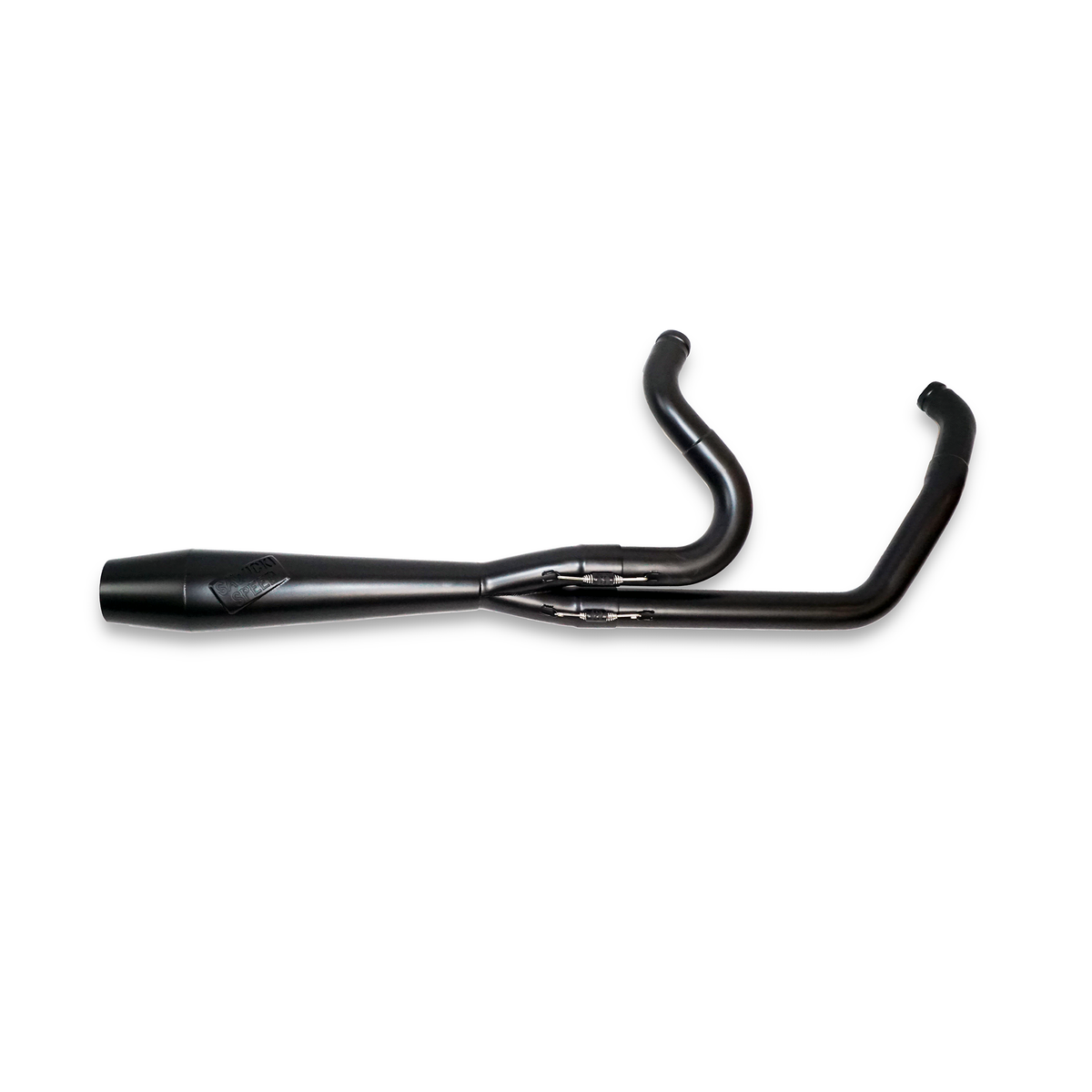 Sawicki Speed 930-02627 M8 Softail Mid Cannon Black Exhaust System
