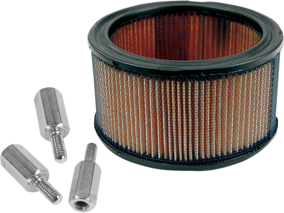 S&S CYCLE High-Flow Air Filter & Adapter Kit for Super E and G Carburetors – Part 17-0045