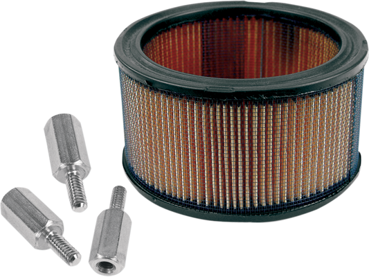 S&S CYCLE High-Flow Air Filter & Adapter Kit for Super E and G Carburetors – Part 17-0045