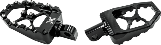 BURLY BRAND MX Evolution Driver Pegs - Black - Sportster/Dyna B13-1015B
