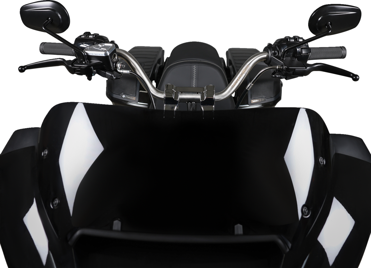 THRASHIN SUPPLY CO. 1" Handlebar - High Bend - Stainless Steel TSC-2715-0