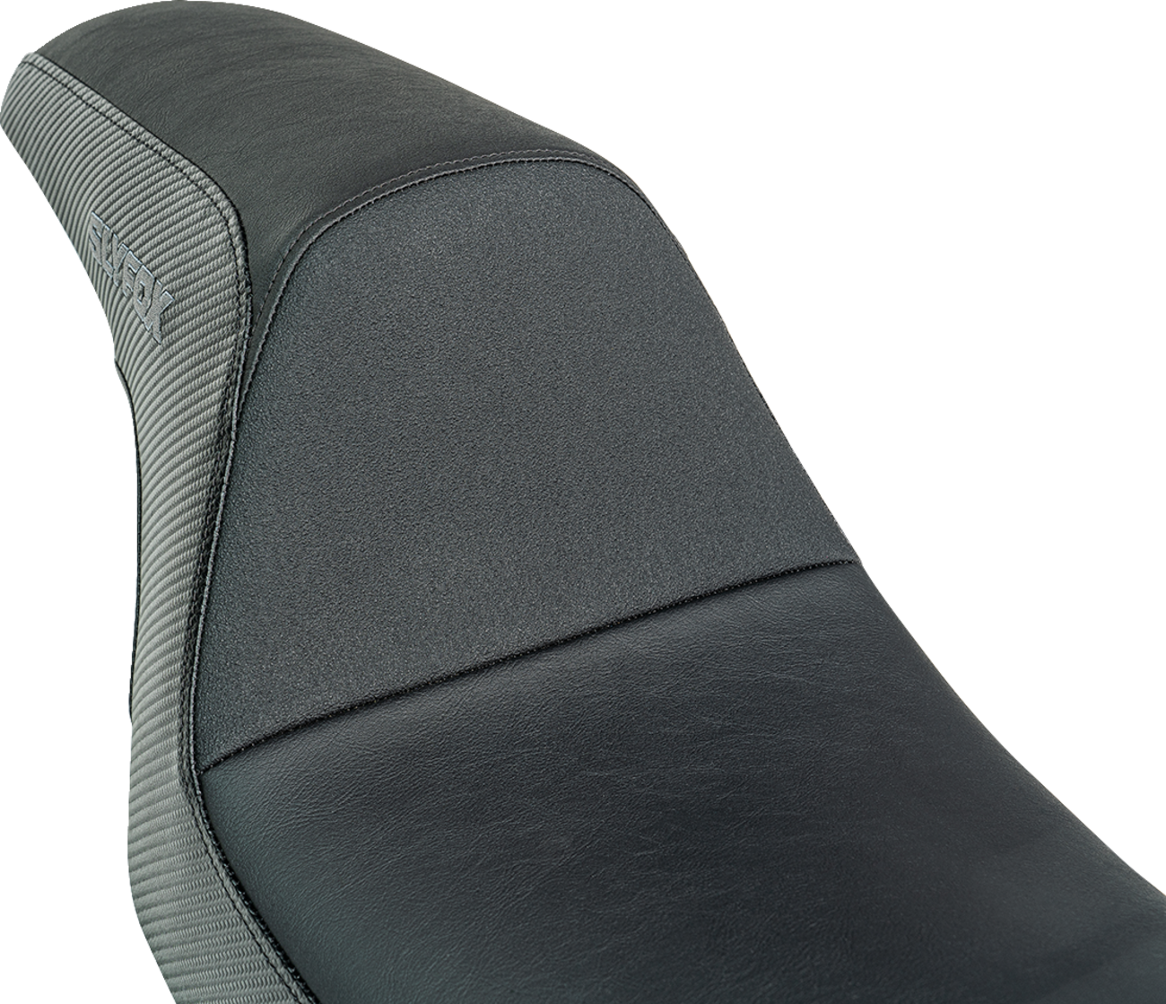 SLYFOX Drifter Seat Gray Logo with Black Vinyl for FXR '82-'00 – SlyFox4681B