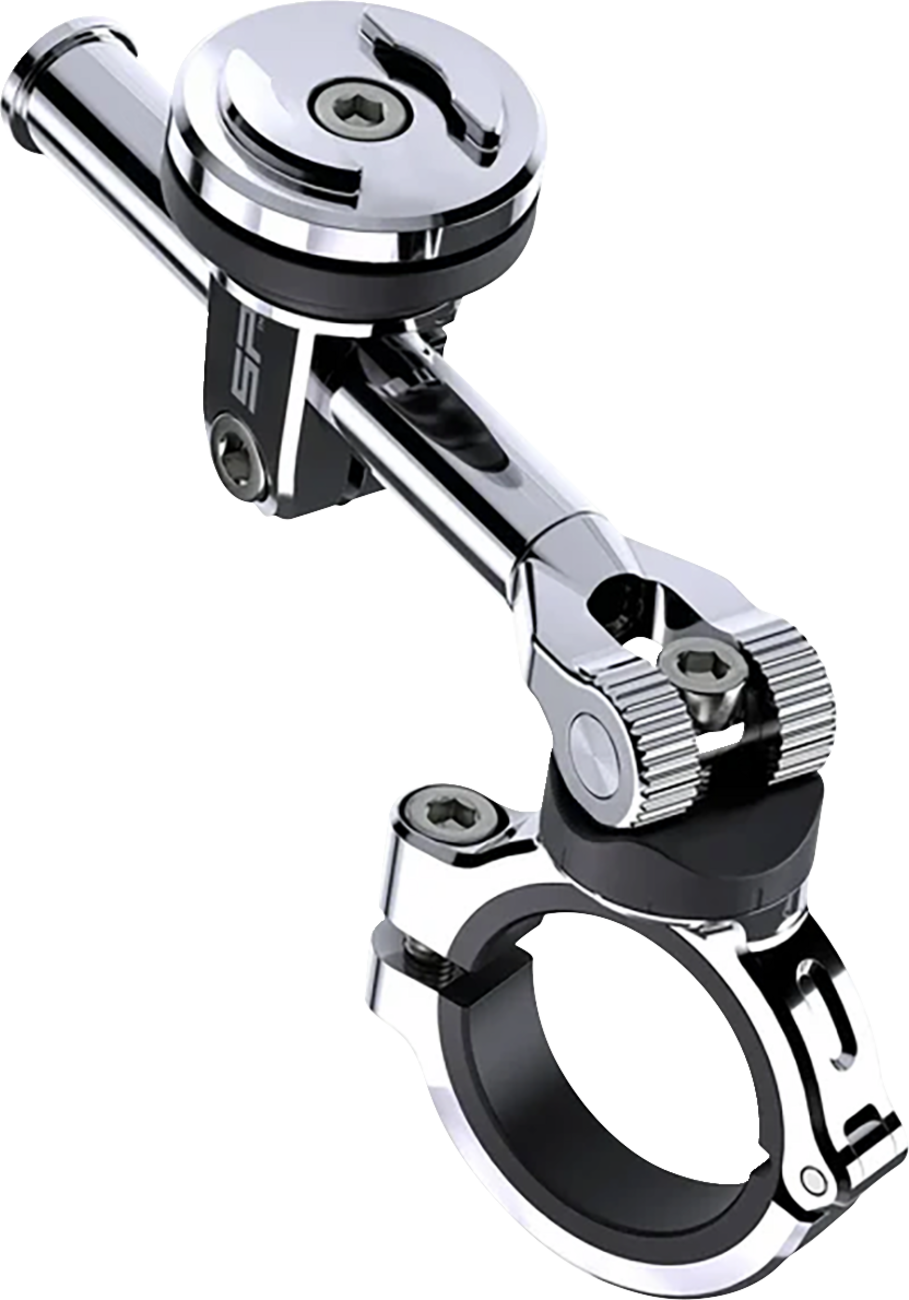 SP CONNECT 3D Phone Mount - 1-1/2 inch Chrome Model 52878 for Versatile Smartphone Positioning