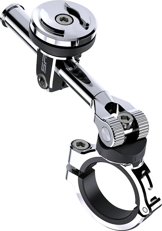 SP CONNECT 3D Phone Mount - 1-1/2 inch Chrome Model 52878 for Versatile Smartphone Positioning