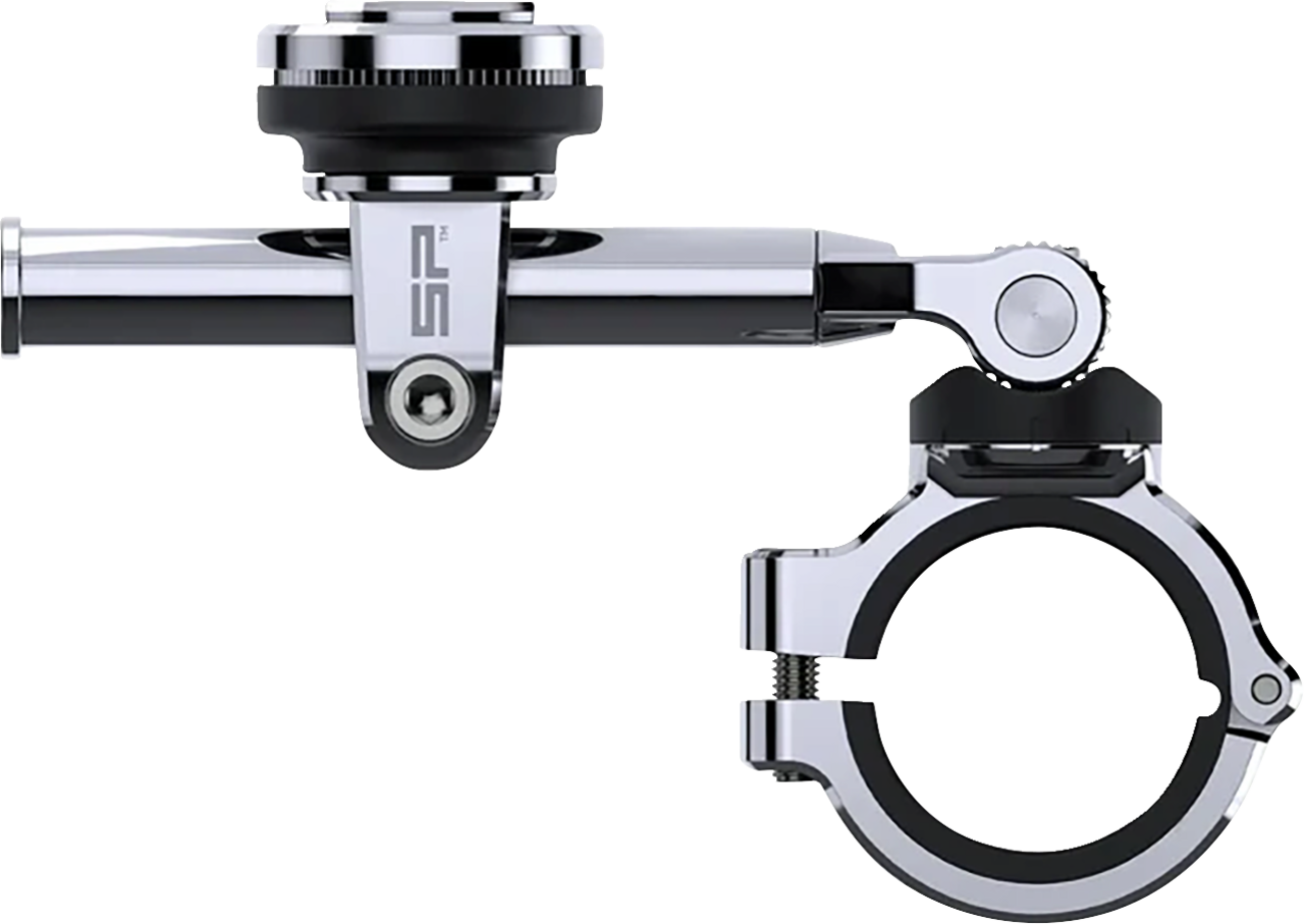 SP CONNECT 3D Phone Mount - 1-1/2 inch Chrome Model 52878 for Versatile Smartphone Positioning