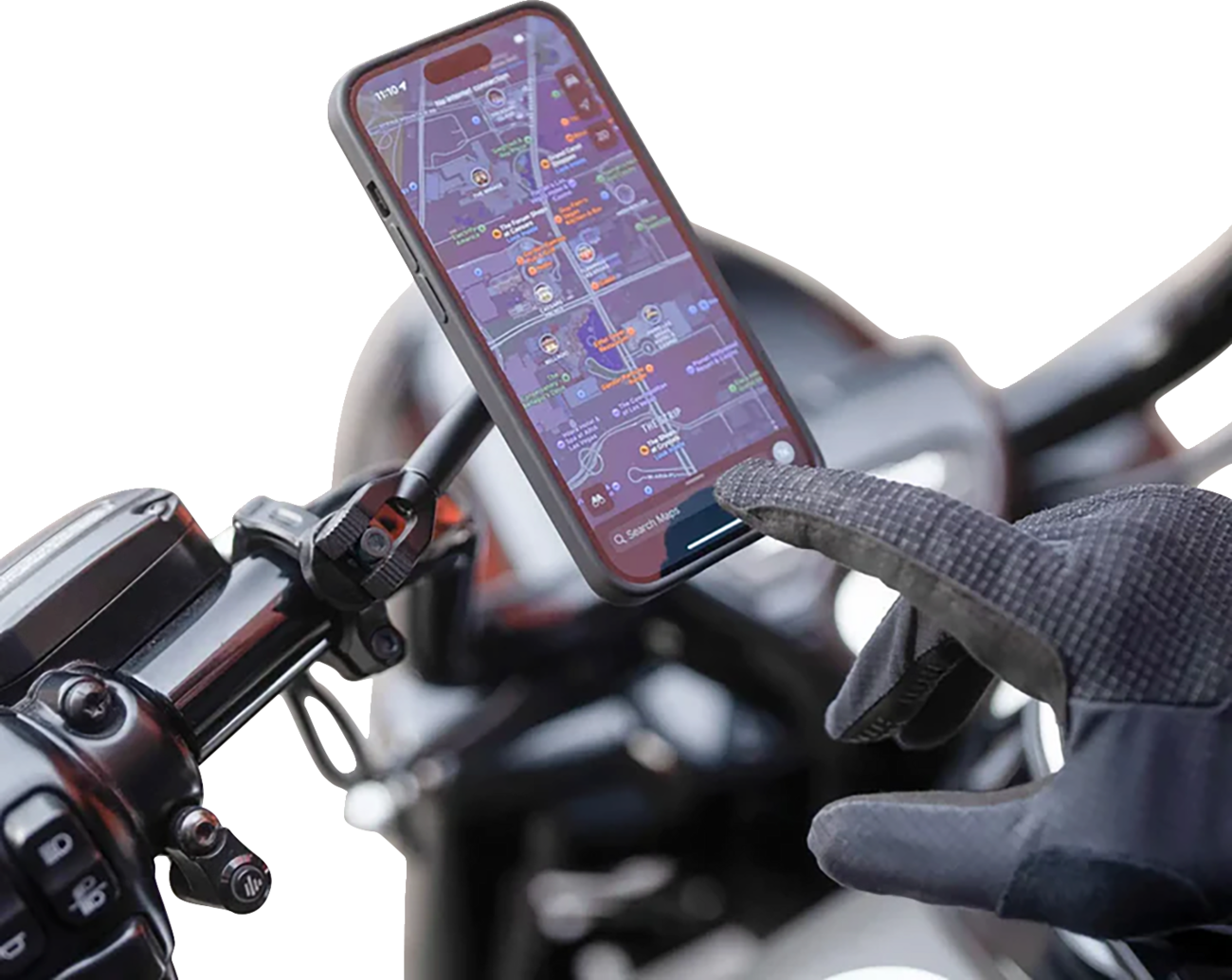 SP CONNECT 3D Phone Mount - 1-1/2 inch, Black - Model 52872