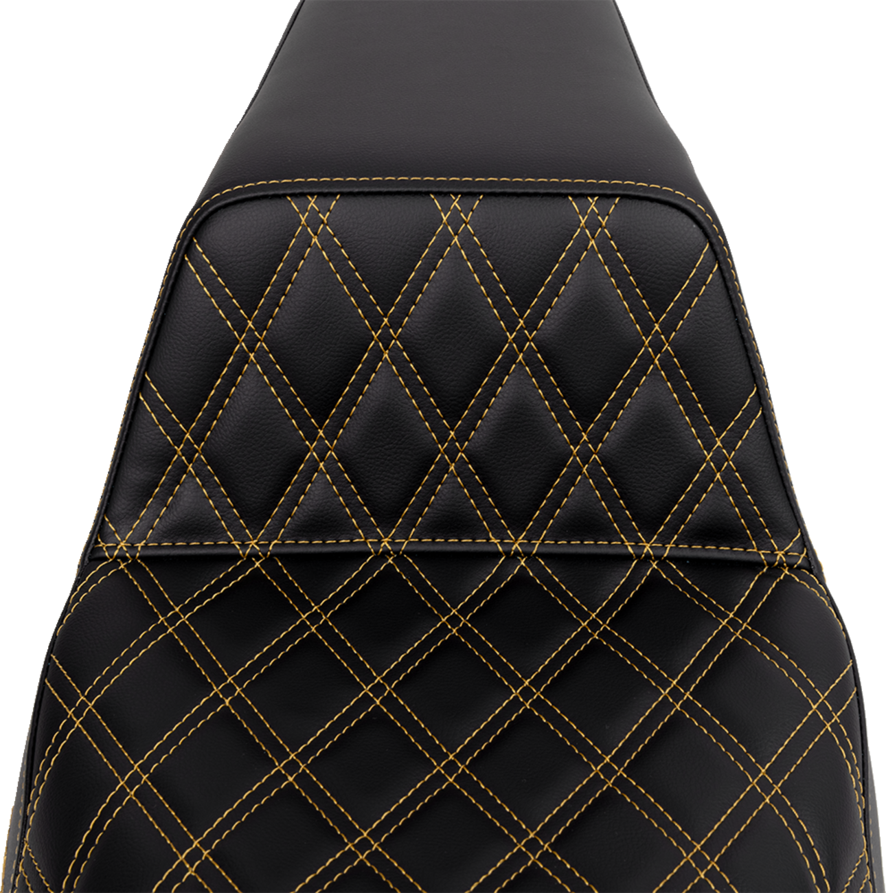 SADDLEMEN Step-Up Front Seat with Lattice Stitch for Harley FLH/FLT 2008-2023 - Part 808-07B-17207