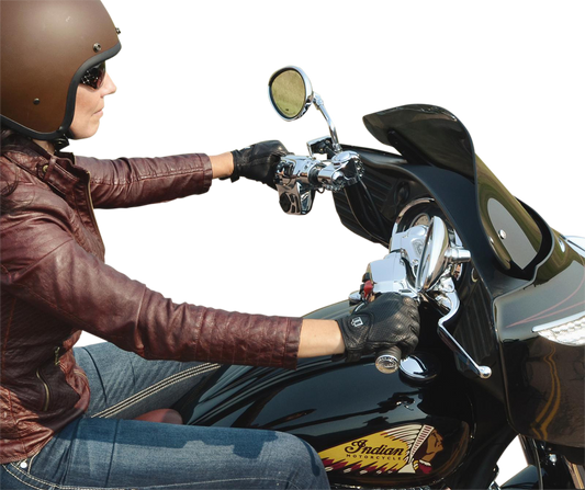 KLOCK WERKS Klip Hanger Handlebar for Indian - 12" - Black/Chrome KWH-04-9011-BC