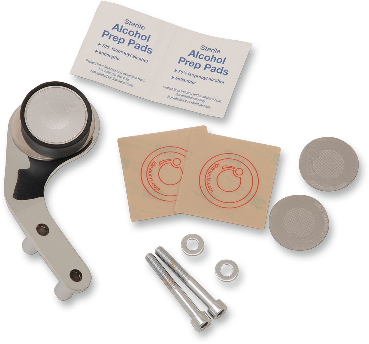 KLOCK WERKS iOmounts™ Device Mount - Handlebar Mount - Left - GL1500 - Chrome KWD-06-0387