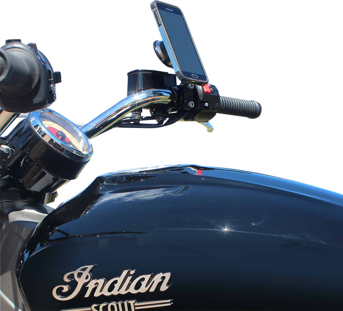 KLOCK WERKS iOmount™ for Indian - Right Perch Mount - Black - Scout KWD-04-0410