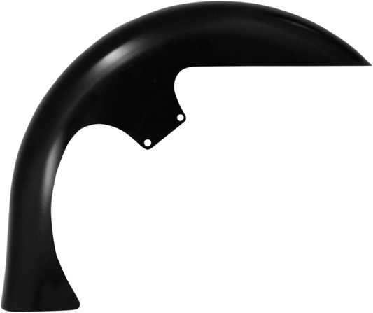 KLOCK WERKS Level Front Fender Kit - For Raked Frames - Black - Steel - 26" KWF-01-0250