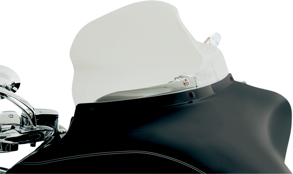KLOCK WERKS Flare™ Windshield - 8-1/2" - Tinted - '96-'13 FLH KWW-01-0209