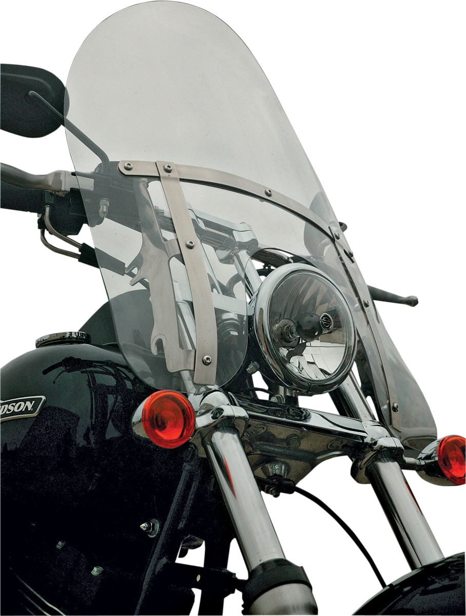 KLOCK WERKS Flare™ Windshield - 18" - Clear - Harley-Davidson® KWW-02-0223