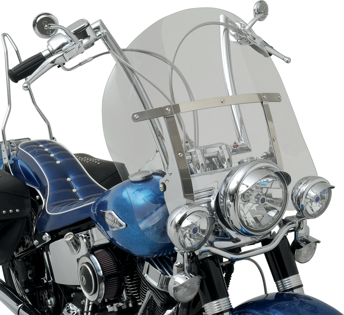 KLOCK WERKS Flare™ Windshield - 17" - Tint - Harley-Davidson® KWW-02-0236