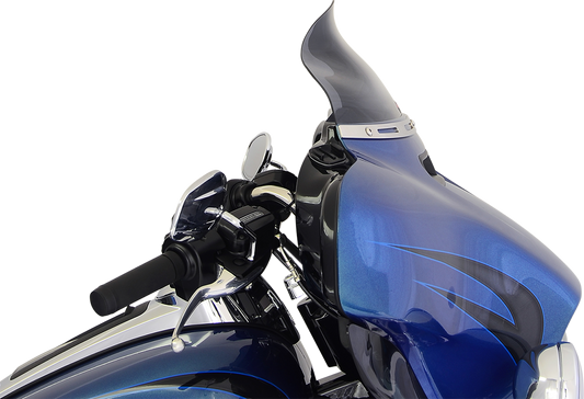 KLOCK WERKS Flare™ Windshield - 6-1/2" - Dark Smoke - FLH KWW-01-0199-2014