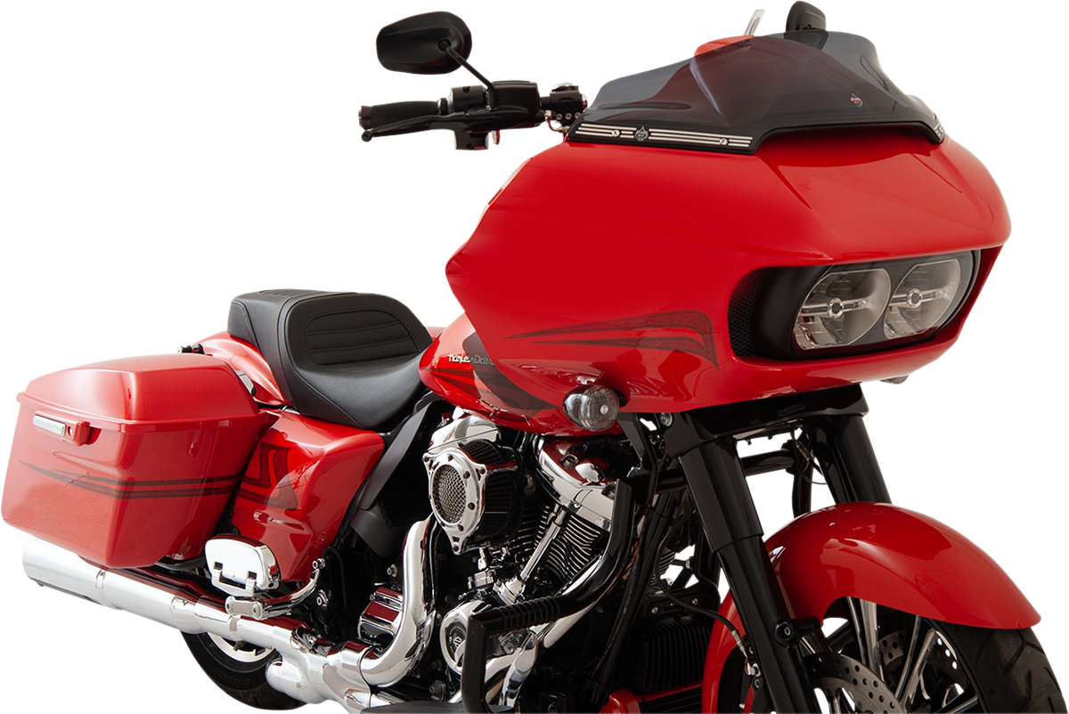 KLOCK WERKS Sport Flare™ Windshield - 6" - Dark Smoke - FLTR KWW-01-0402