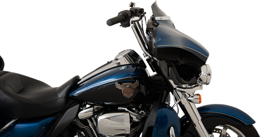 KLOCK WERKS Flare™ Windshield - 4" - Black - FLH KWW-01-0404