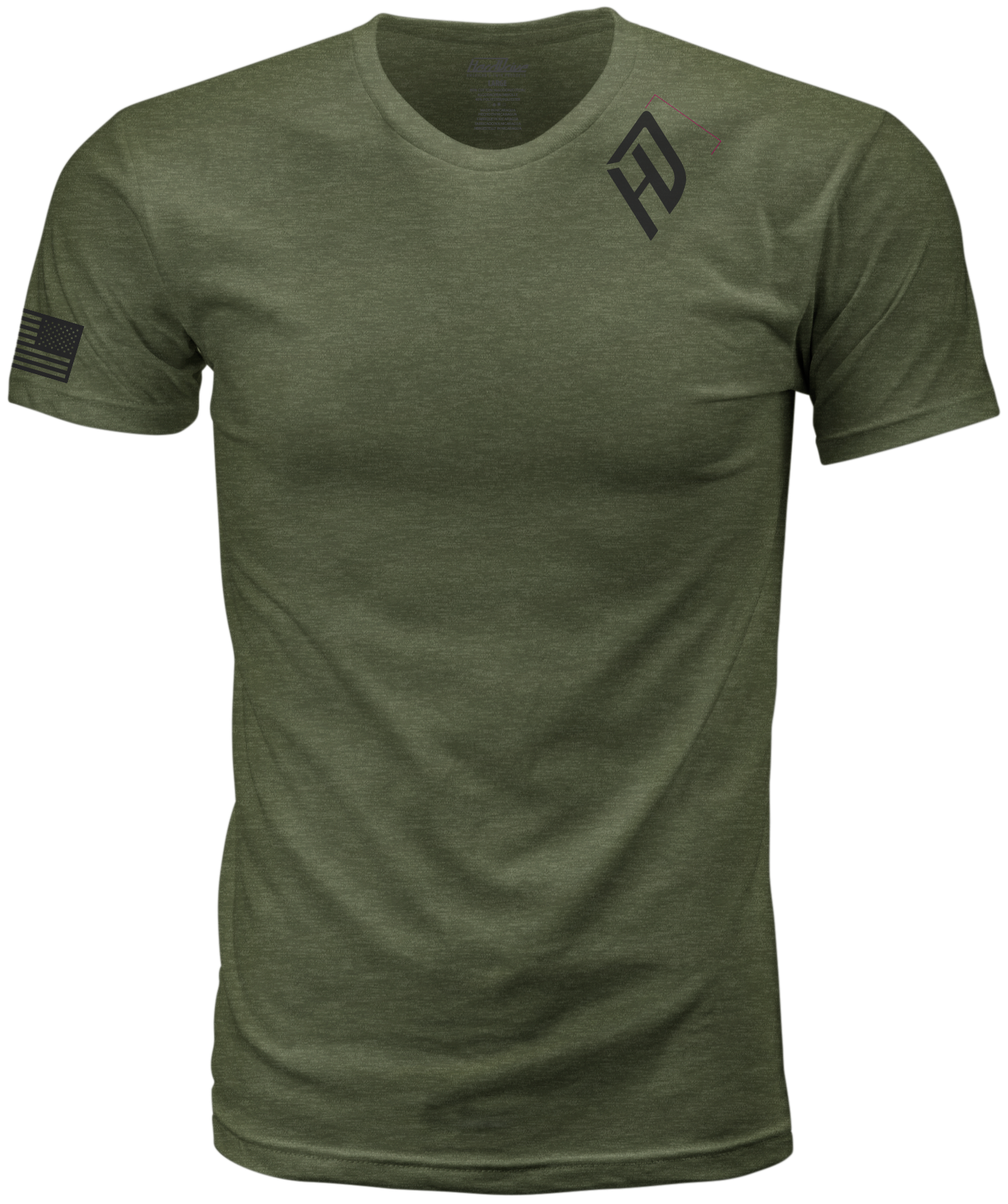 Harddrive Emblem Tee Olive Green/Black Medium by Harddrive, Part Number 800-0208M