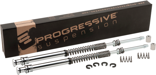 Progressive Suspension Monotube Cartridge Fork Kit 41mm for Improved Handling and Lowering - Part 31-2501