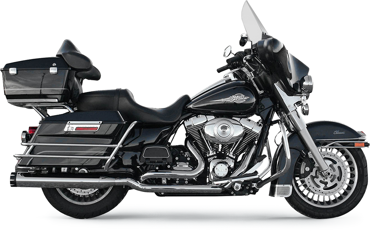 BASSANI XHAUST True-Dual Down Under Headpipes - Chrome - FL '09-'16 11415A