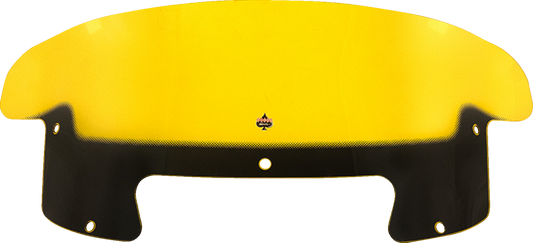 KLOCK WERKS Kolor Flare™ Windshield - 8" - Yellow - Indian KWW-04-0629
