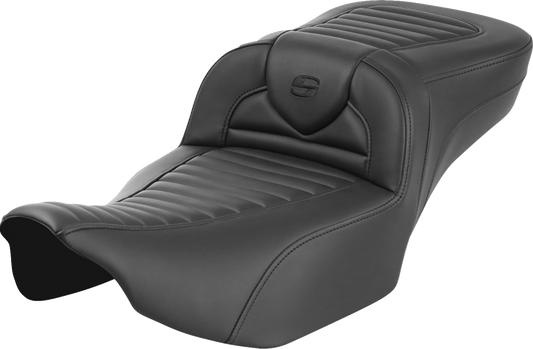 SADDLEMEN Roadsofa™ Extended Reach Seat with Tuck-n-Roll for FLTR/FLHX 2023-2024 - Part #823-07-20300
