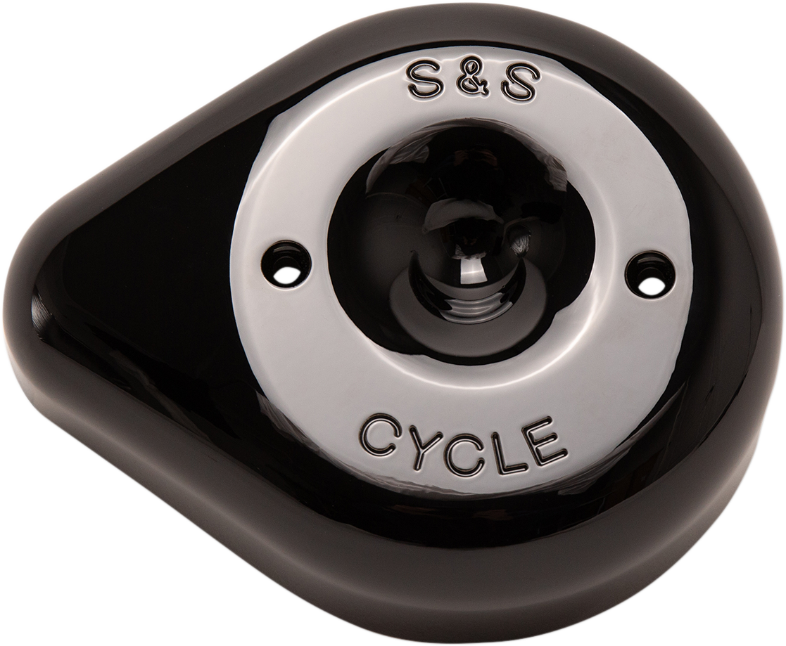 S&S CYCLE Air Cleaner Cover - Teardrop - Black 170-0531