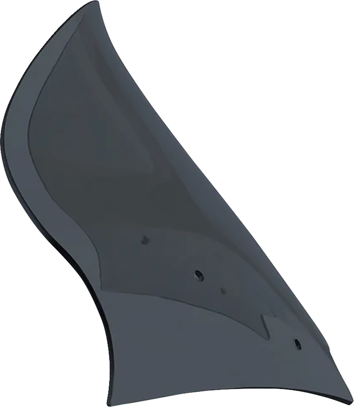 KLOCK WERKS Flare™ Windshield - 12" - Dark Smoke - FLTRX KWW-01-0705-DS