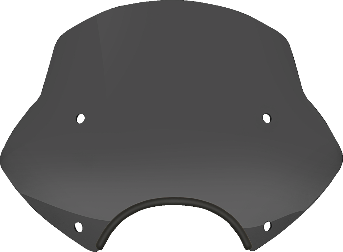 MEMPHIS SHADES Speed Demon Sportshields - 13" - 9" Headlight Cutout - Dark Black Smoke MEP54610