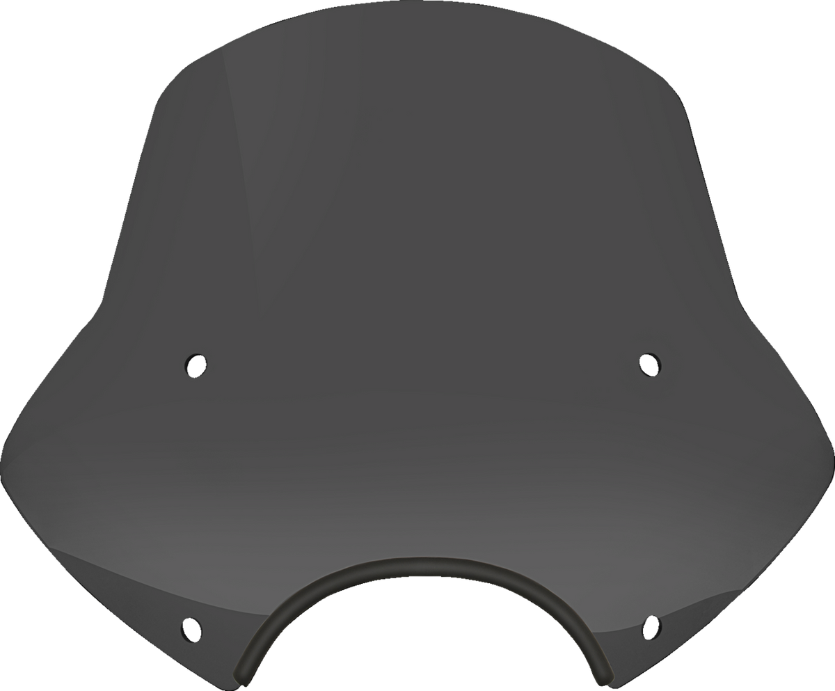 MEMPHIS SHADES Speed Demon Sportshields - 15" - 9" Headlight Cutout - Dark Black Smoke MEP54710