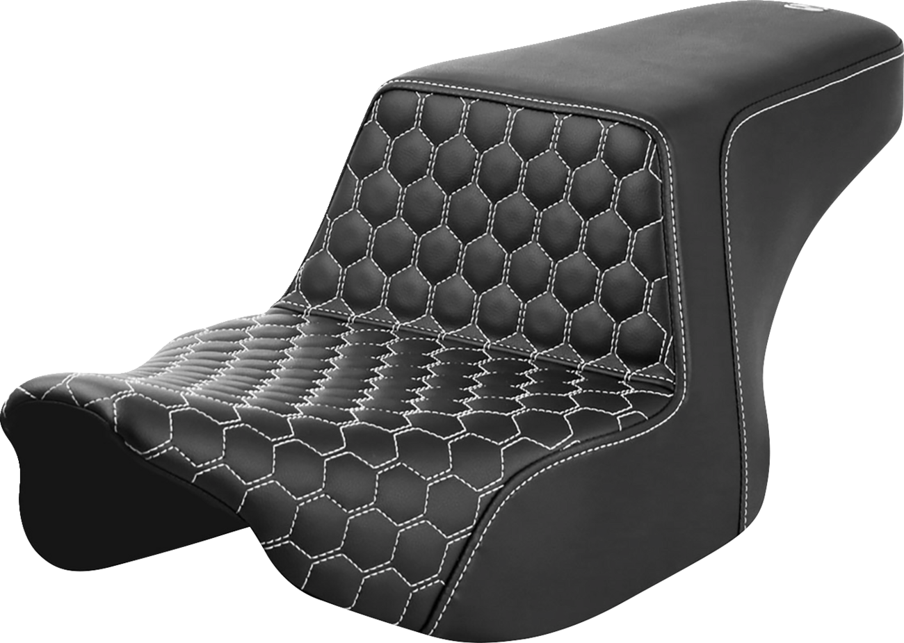 SADDLEMEN Step-Up Front Honeycomb Seat with Stitching for FL 2023-2024 – Model 823-07-17701