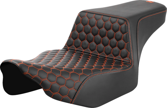 SADDLEMEN Step-Up Seat - Extended Reach for Harley FL '23-'24, Part 823-07-17803