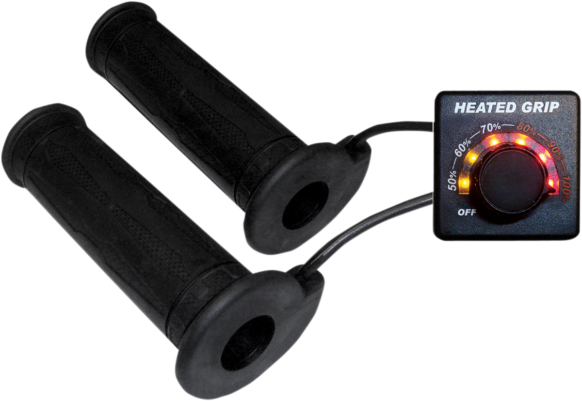 KOSO NORTH AMERICA Heated Grip Kit with LED Indicator - Motorcycle - 7/8" AM10700F