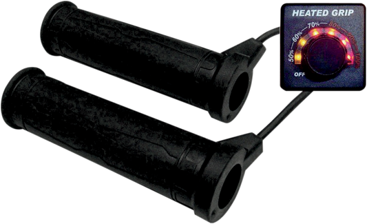 KOSO NORTH AMERICA Heated Grip Kit with LED Indicator for Snow/ATV - Thumb Warmer AM10711F