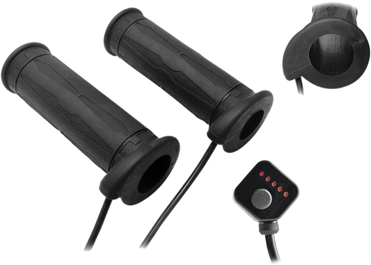 KOSO NORTH AMERICA 5 Level Twist Throttle Heated Grips - 7/8" AM10703G