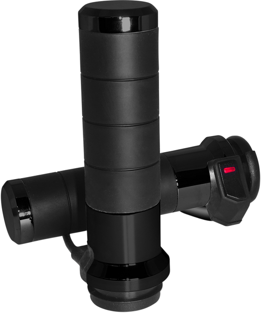 KOSO NORTH AMERICA Titan-X Heated Grips - 1" - Black AX068K10