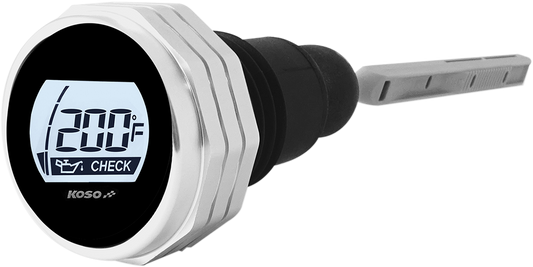 KOSO NORTH AMERICA Oil Dipstick - Silver Housing - Touring/Trike '07-'16 BA053011