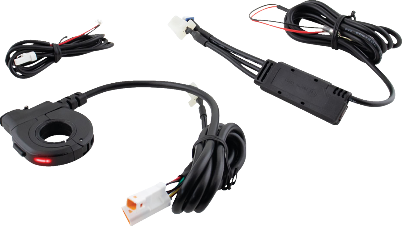 KOSO NORTH AMERICA Heated Grip Thumb Switch - USB-C Charger - Black KB011000