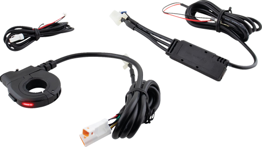 KOSO NORTH AMERICA Heated Grip Thumb Switch - USB-C Charger - Black KB011000